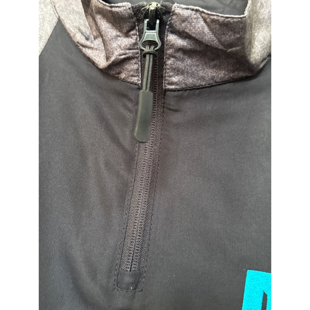 Holloway‎ PEAK Quarter Zip Pullover Jacket Gray Black Adult Large - Picture 7 of 17